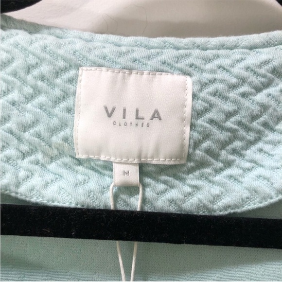 Vila Women’s Long Open Knit Shacket - Picture 3 of 5